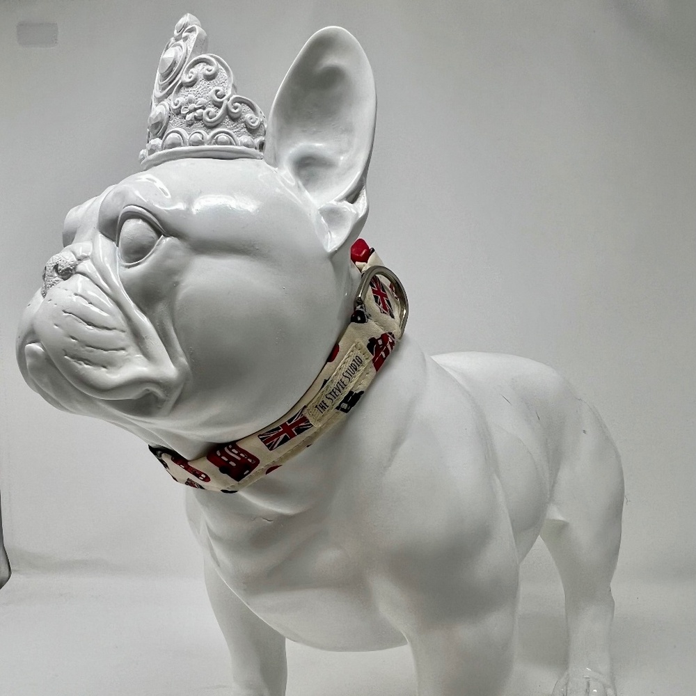 London Motif Dog Collar by The Steve Studio